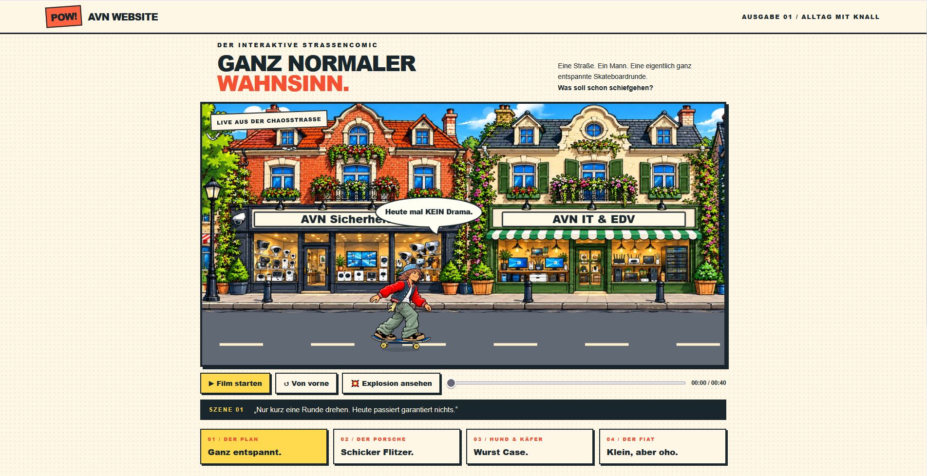 Screenshot AVN Website